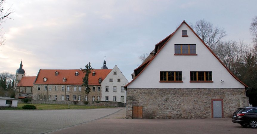Bild: Taufkirche, Geburtshaus und k&uuml;nftiger Sitz des Kuratoriums
