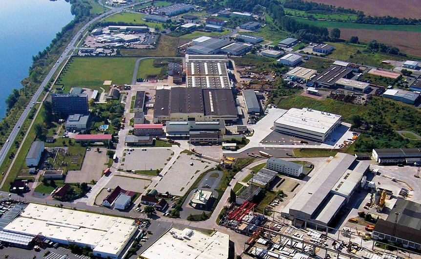 Bild: Blick auf das Schachtbau-Gel&auml;nde in Nordhausen