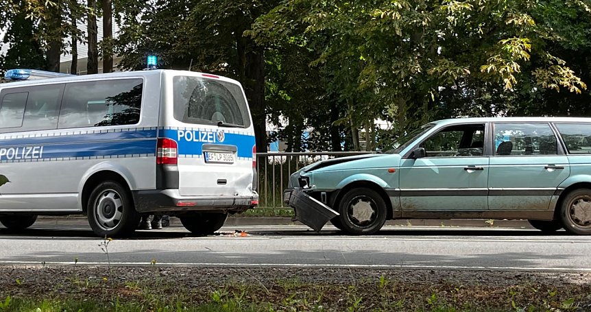 Bild: Am AKS endete die Flucht
