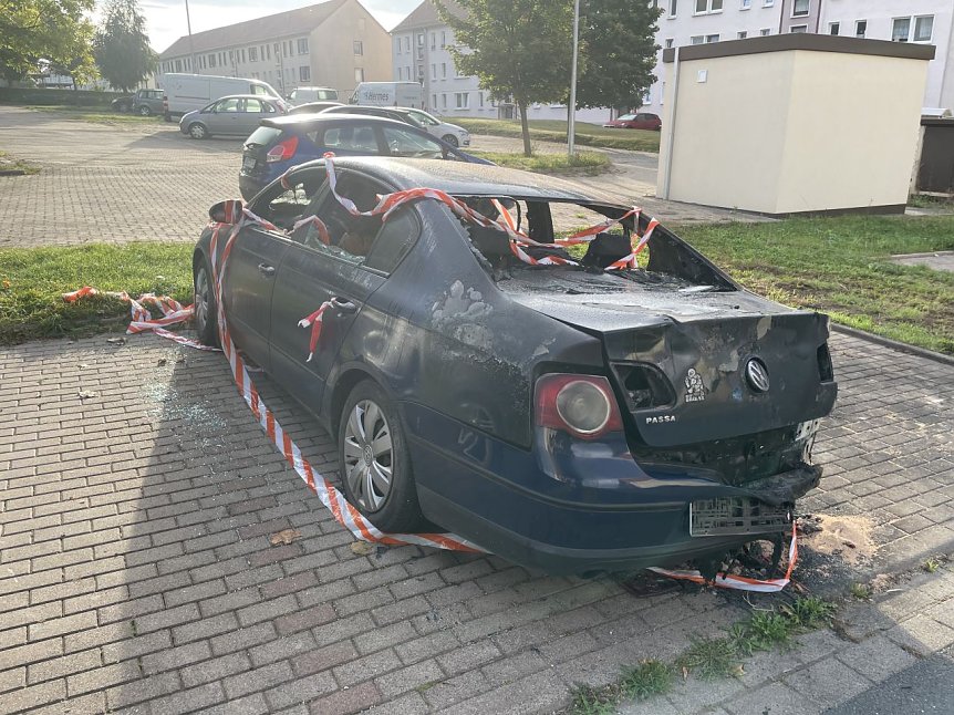Bild: Autowrack entsorgt
