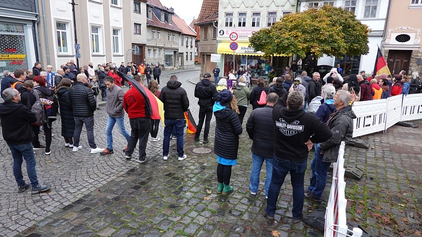 Bild: Demo durch Bleicherode