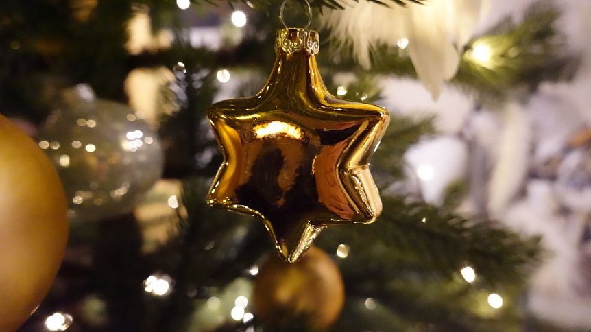 Bild: Weihnachtliches Gold