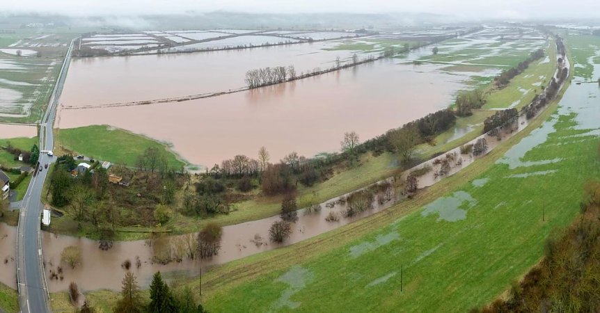 Bild: Hochwasser im Landkreis Nordhausen
