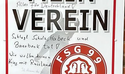 Bild: Beschmierte Tafel