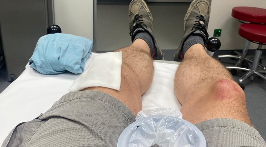 Bild: Landrat nach Verfolgungsjagd im Klinikum