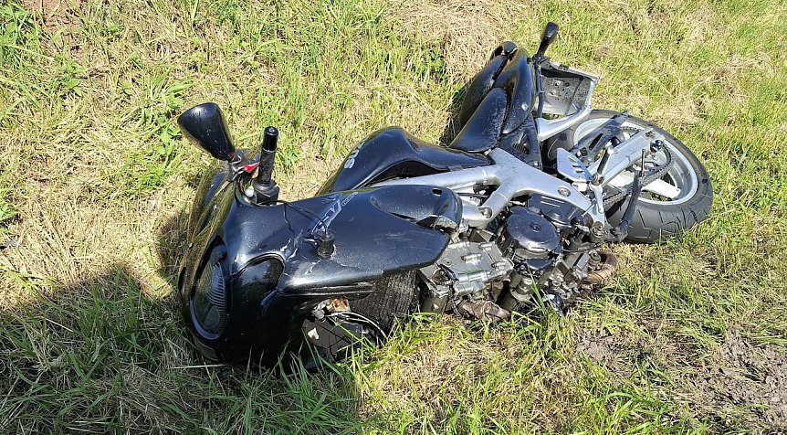 Bild: Motorradunfall bei G&uuml;nzerode