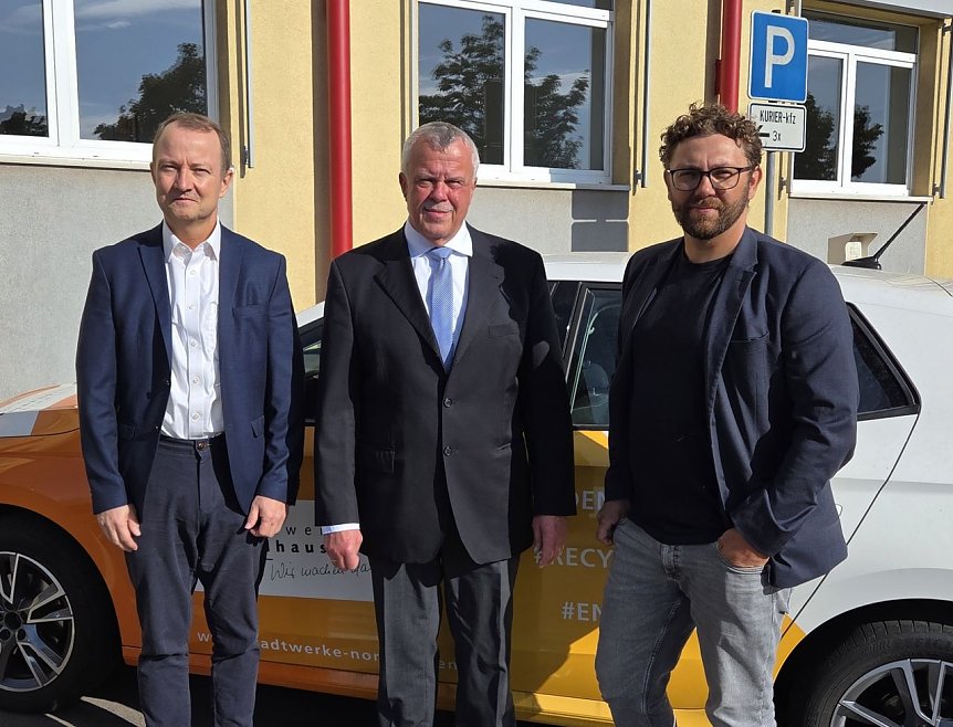 Bild: Von links: Thomas Mund, Olaf Salomon und Eric Benkenstein (BBZ)
