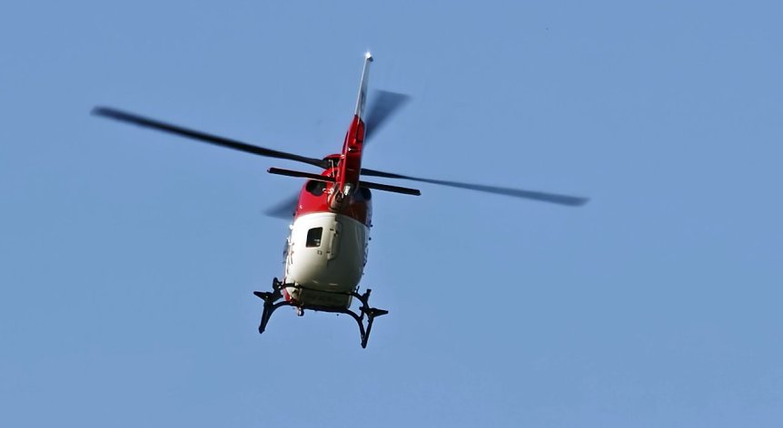Bild: Christoph 37 konnte wieder "Nach Hause" fliegen