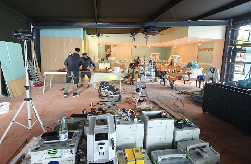Bild: Aktuell noch eine Baustelle, doch...
