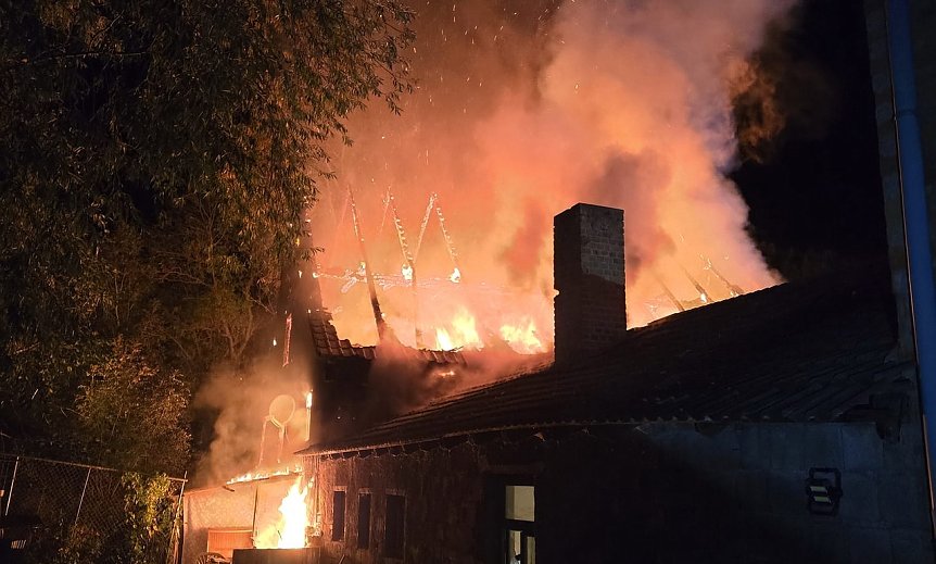 Bild: Feuer in Heringen