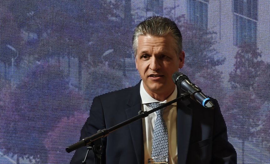 Bild: Torsten Frei bei seiner freien Rede