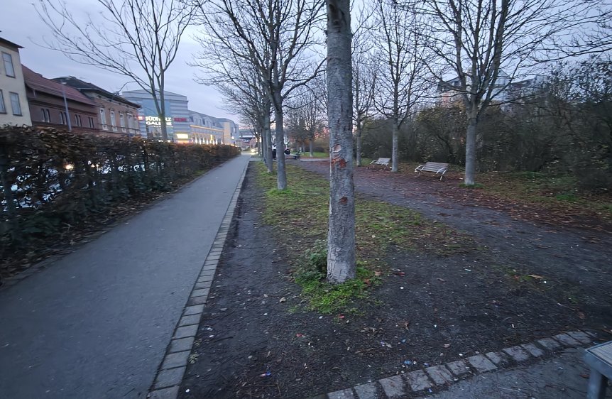 Bild: Das Zorgeufer in Nordhausen