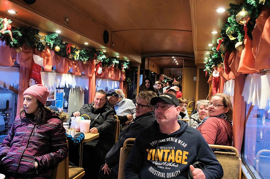 Bild: Mit dem Schienenbistro in Nordhausen unterwegs