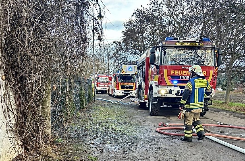 Bild: Brand in Bielen
