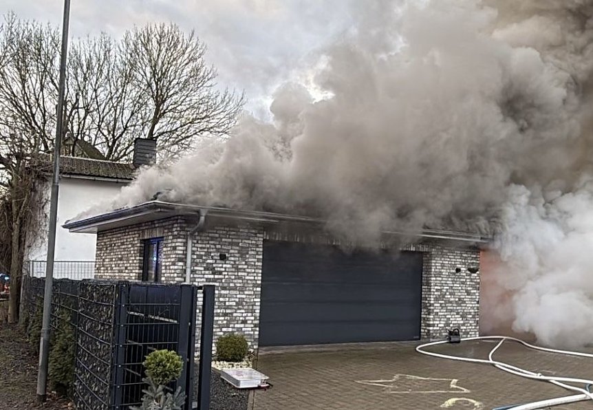 Bild: Brand in Bielen