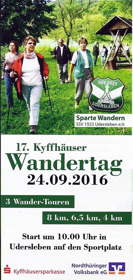Bild: 17. Kyffh&auml;user Wandertag geplant