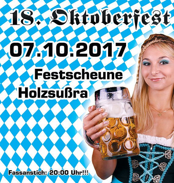 Bild: Oktoberfest in Holzsu&szlig;ra