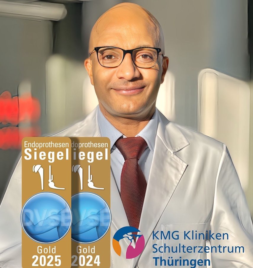 Bild: Hamo Kenawy Leiter der Schulter- und Ellenbogenchirurgie des KMG Klinikum Sondershausen