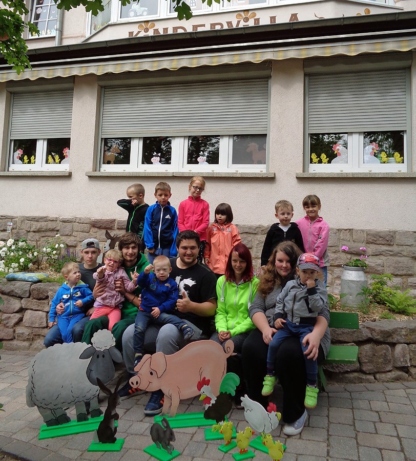 Bild: Bauernhoftiere in der Kindervilla
