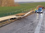 Crash auf der Autobahn (Foto: Berufsfeuerwehr Nordhausen)