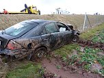 Crash auf der Autobahn (Foto: Berufsfeuerwehr Nordhausen)
