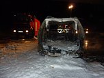 Brand auf der Autobahn (Foto: nnz-Leserfoto)