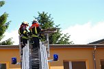 Feuerwehr&uuml;bung an Hentrich-Schule (Foto: Ilka K&uuml;hn)