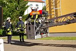 Feuerwehr&uuml;bung an Hentrich-Schule (Foto: Ilka K&uuml;hn)