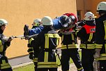 Feuerwehr&uuml;bung an Hentrich-Schule (Foto: Ilka K&uuml;hn)