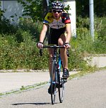 Hitzeschlacht in Lichtenstein: Erik kurz vor dem Ziel (Foto: J. Schleip-Ols)