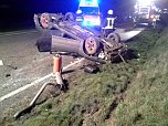 Verkehrsunfall auf der B 243 (Foto: Feuerwehr)
