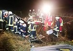 Schwerer Unfall auf der B 243 (Foto: Feuerwehr Liebenrode)
