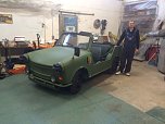 Florian Zimmermann mit seinem Trabant P 601 A (Foto: privat)