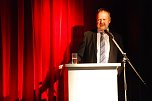 Wulf Gallert, Fraktionsvorsitzender der Linken im Landtag in Magdeburg, war der Hauptredner des Abends. (Foto: Jochen Miche)