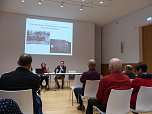 Rückblick: Vortrag von Dr. Andrea Rudorff mit dem Titel „Die spezifischen Bedingungen von Frauen in Konzentrationslagern“, Bürgersaal der Stadt Nordhausen, 4. April 2017 (Foto: KZ-Gedenkstätte Mittelbau Dora)