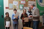 Wir vertreten die Schule beim Lesewettbewerb (Foto: Karl-Heinz Herrmann)