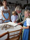 Eintrag in die Vereinschronik in der Heimatstube (Foto: J. Kohlrauch-Benneckenstein)