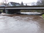 Die Zorge an der Gerhart-Hauptmann-Br&uuml;cke in Nordhausen (Foto: nnz)