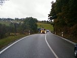 Unfall zwischen Petersdorf und Buchholz (Foto: H. Michel)