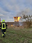 Brandstiftung (Foto: FFW Greu&szlig;en)