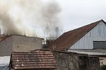 Dachstuhlbrand in W&uuml;lfingerode (Foto: S. Dietzel)