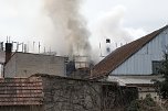 Dachstuhlbrand in W&uuml;lfingerode (Foto: S. Dietzel)