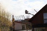 Dachstuhlbrand in W&uuml;lfingerode (Foto: S. Dietzel)
