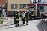 Dachstuhlbrand in W&uuml;lfingerode (Foto: S. Dietzel)