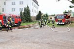 Dachstuhlbrand in Heringen  (Foto: S.Tetzel)