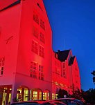 Über Bad Frankenhausen leuchtete es ROT (Foto: Licht produktiv) Über Bad Frankenhausen leuchtete es ROT (Foto: Licht produktiv)