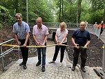 Einweihung der neuen Gehegetreppe (Foto: oas)