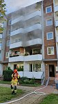 Wohnungsbrand in. Nordhausen (Foto: S.Dietzel)