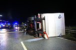 LKW-Unfall auf der A 38 (Foto: S.Dietzel)