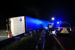 LKW-Unfall auf der A 38 (Foto: S.Dietzel)